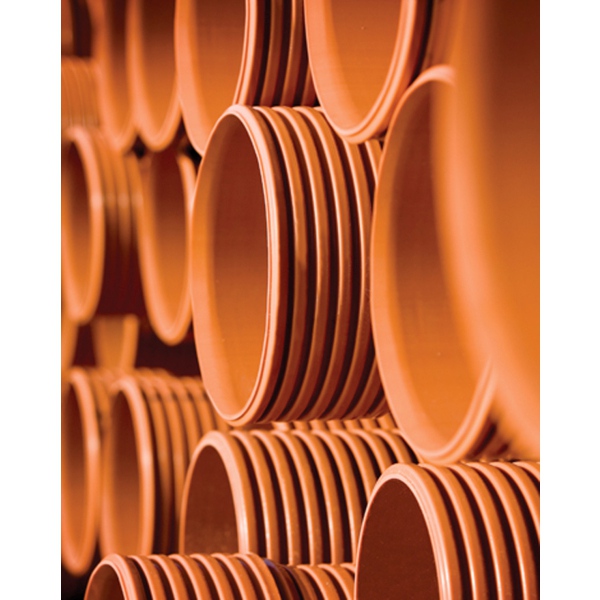 Product image for Polysewer Pipe Integral Socket 3m S1032 225mm