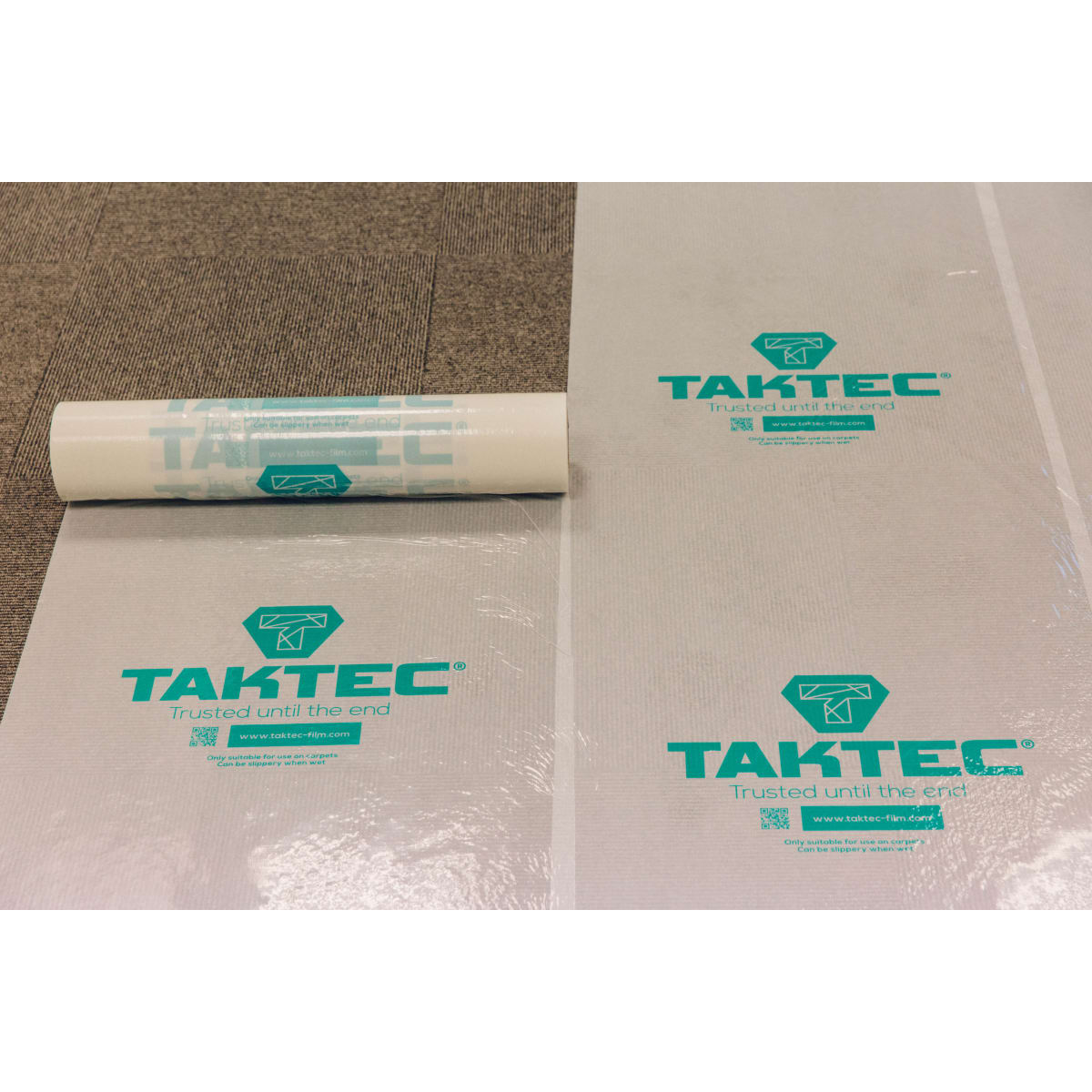 Image of Taktec 600mm Carpet Protection Film Roll 25m