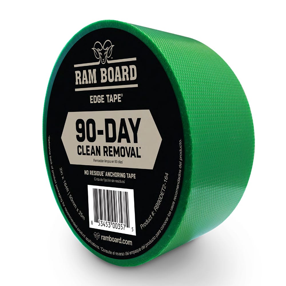 Product image for 50mm X 50m Ram Board 90 Day Clean Removal Edge Tape
