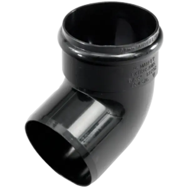 Product image for Marley 68mm Degree Bend 67.5 Degree Black