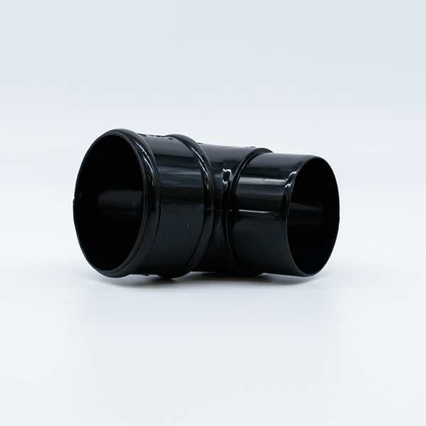 Image of Round Downpipe 112.5° Offset Bend Black 68mm