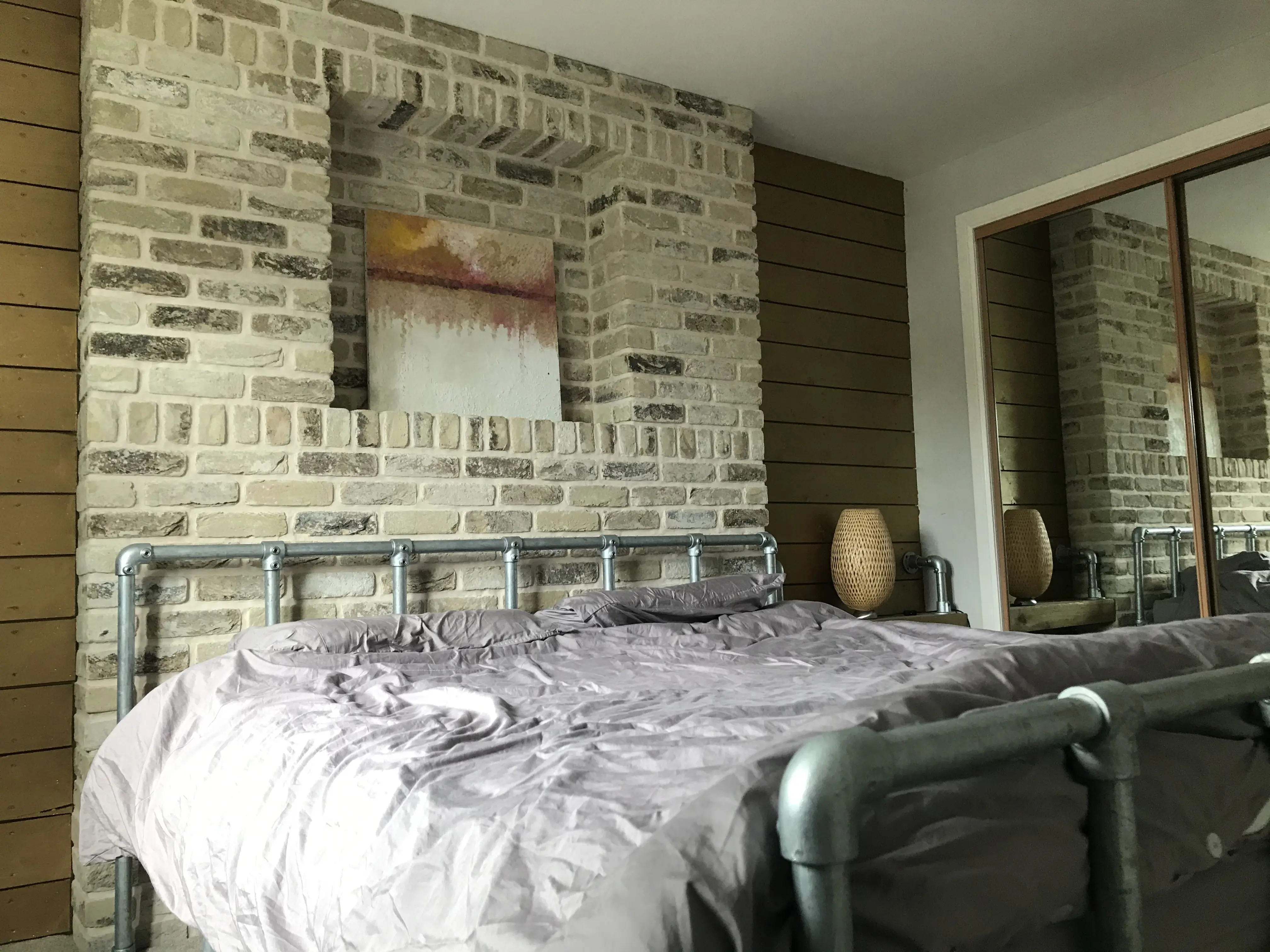 Product image for The Brick Tile Company Brick Slips Tile Blend 10 Cream - Sample Panel