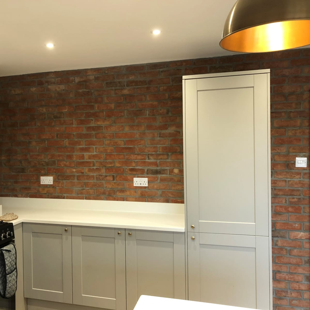 Product image for The Brick Tile Company Brick Slips Tile Blend 23 Red - Sample Panel
