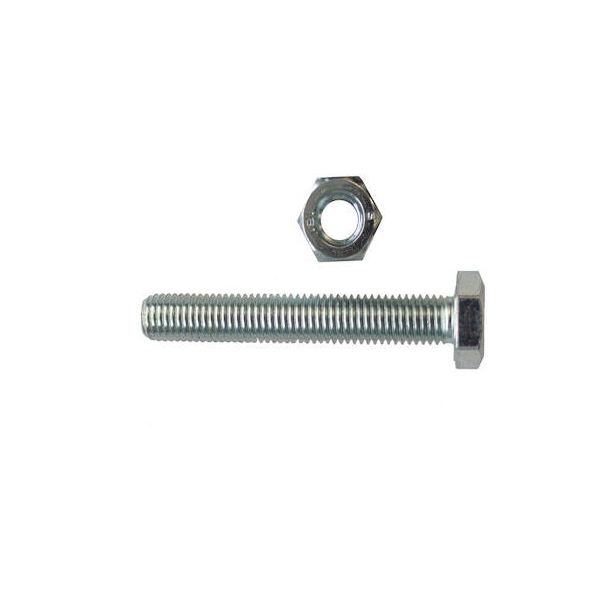 Product image for OJ HT Set Screw, Nut & Washer BZP M8x40mm 6 Pack