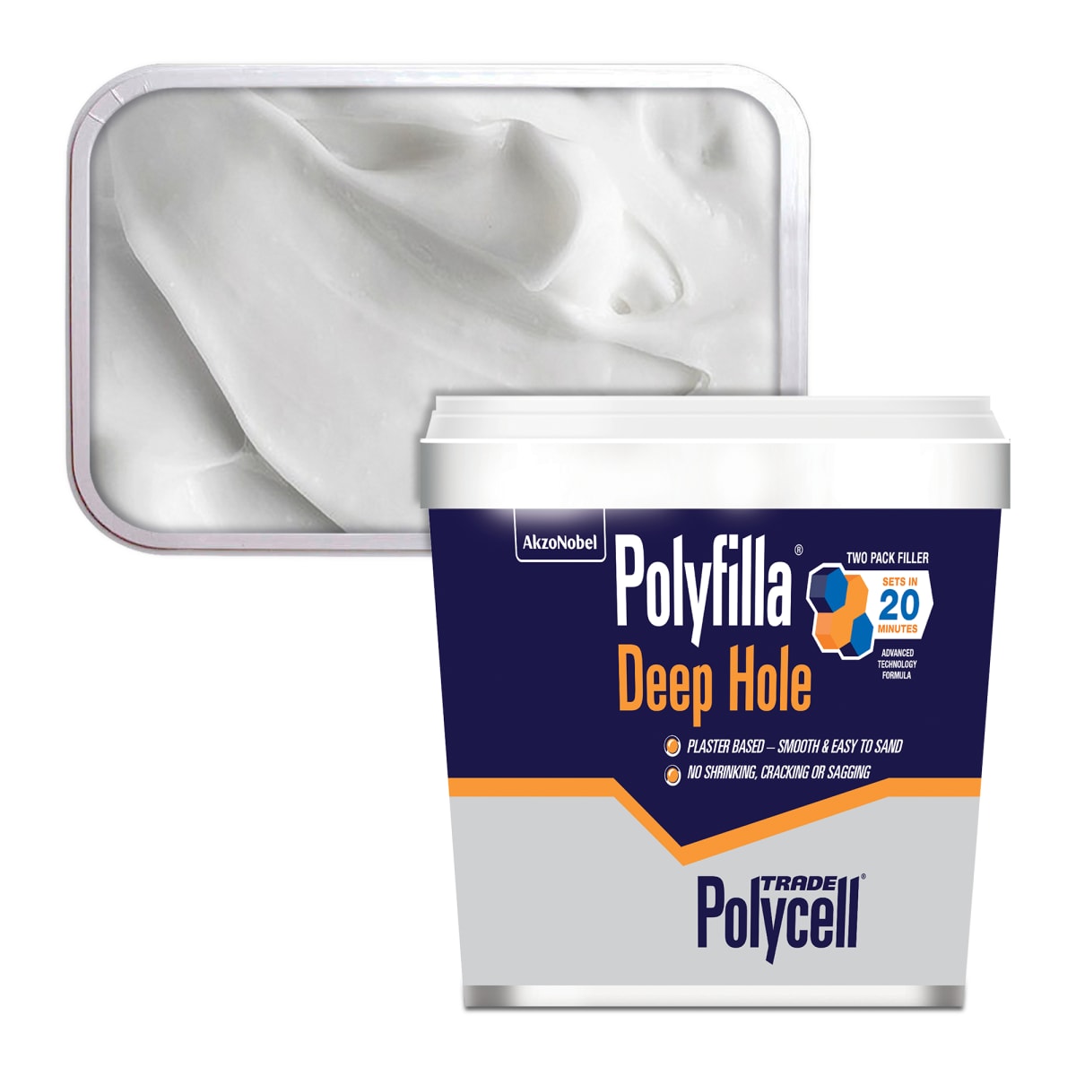 Product image for Polycell Polyfilla Deep Hole Filler 1kg
