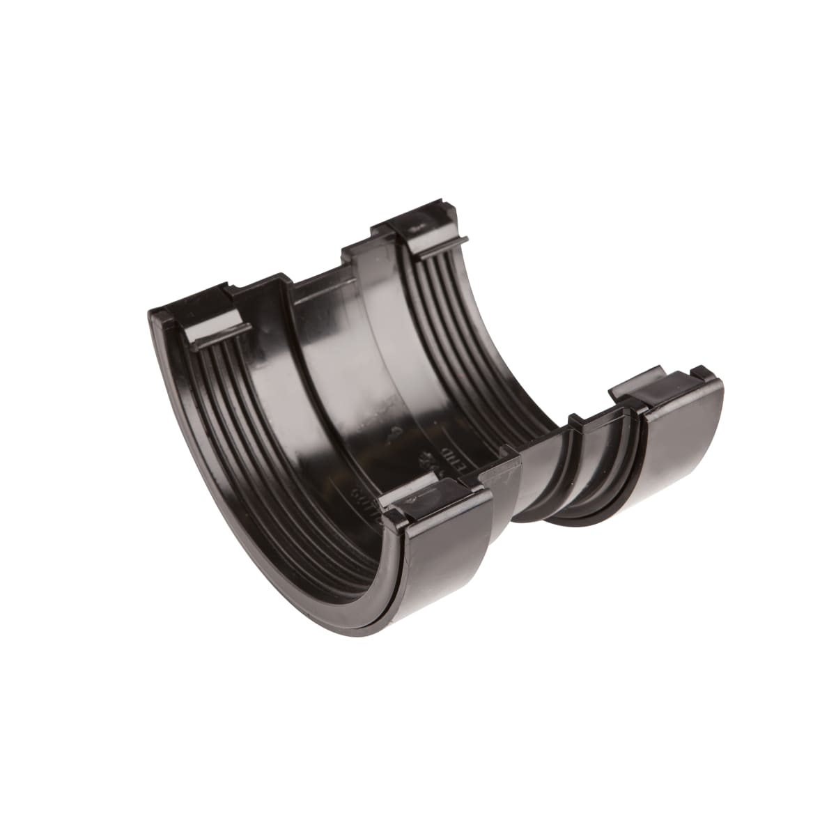 Product image for Osma Roundline Gutter Union 112mm Black