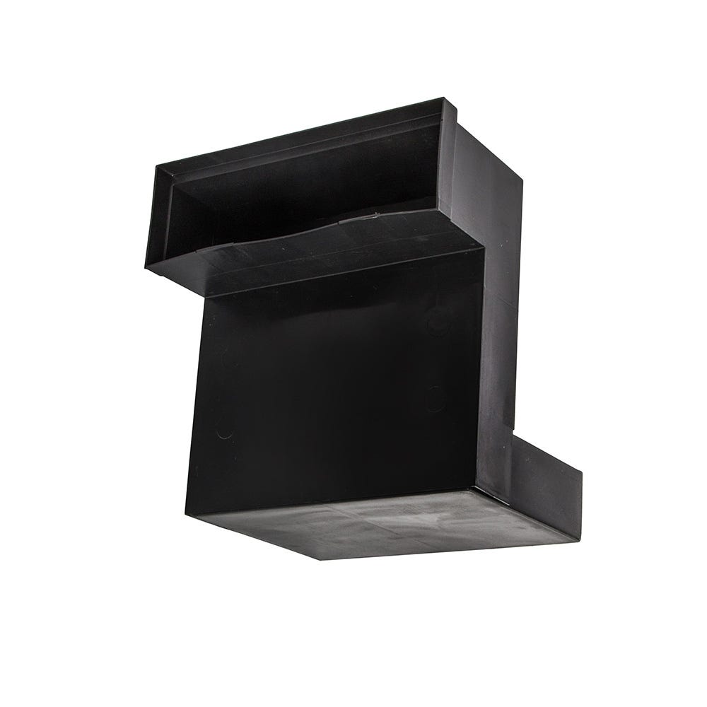 Product image for Timloc Telescopic Underfloor Vent 225mm Black