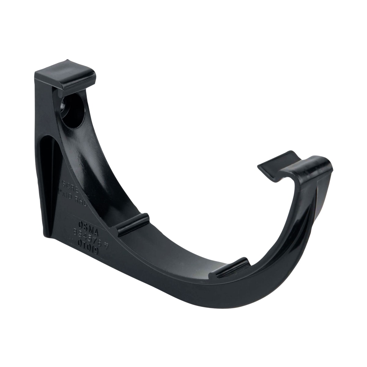 Product image for Osma Roundline Gutter Support Bracket 112mm Black