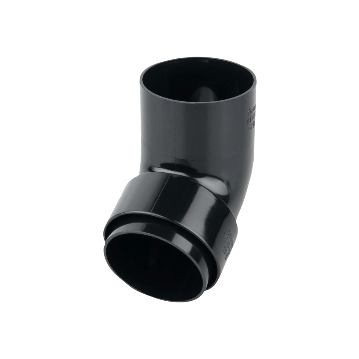 Product image for Osma Roundline Offset Bend Spigot 68mm Black