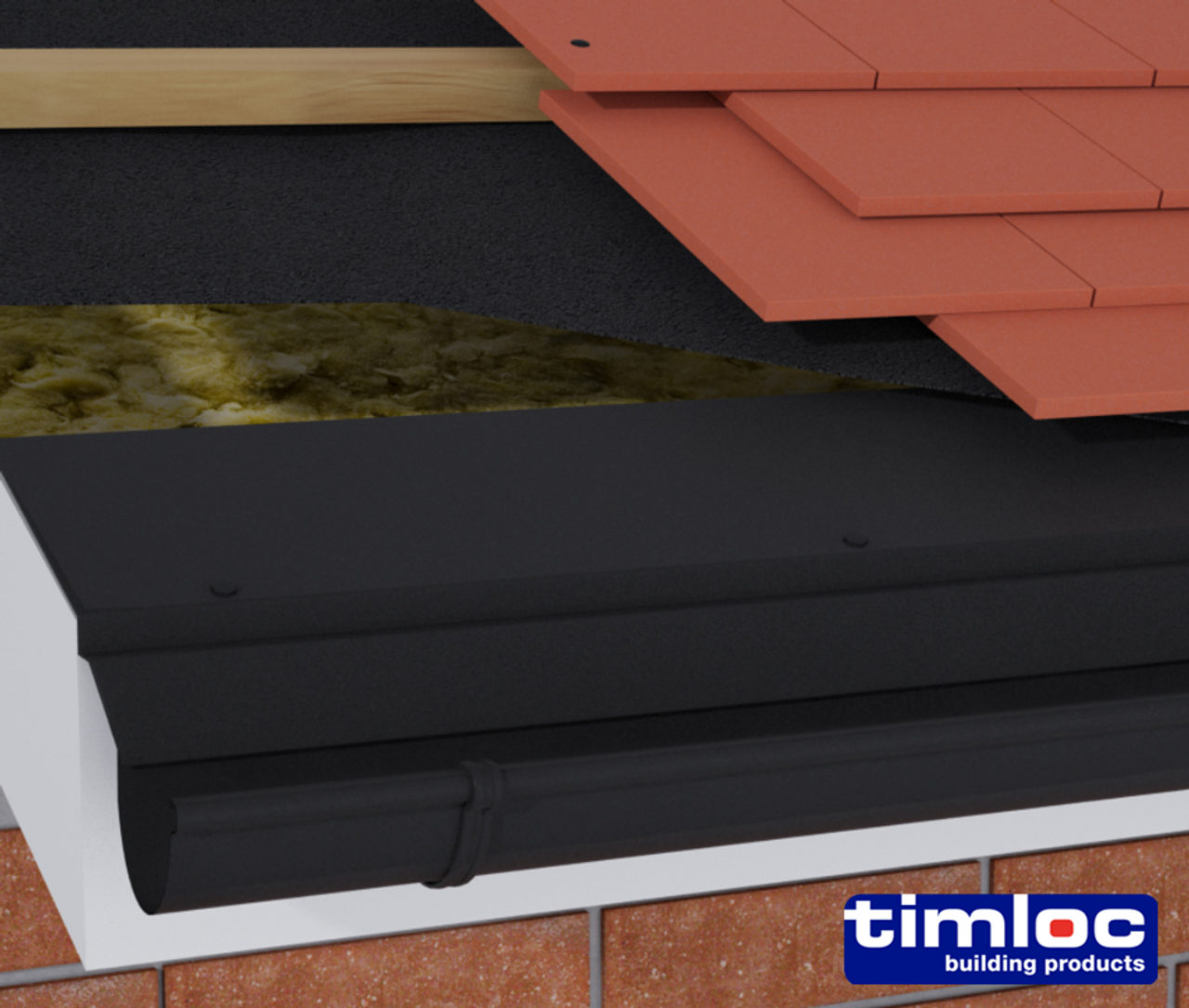 Product image for Timloc Eaves Protector 1.5m Black