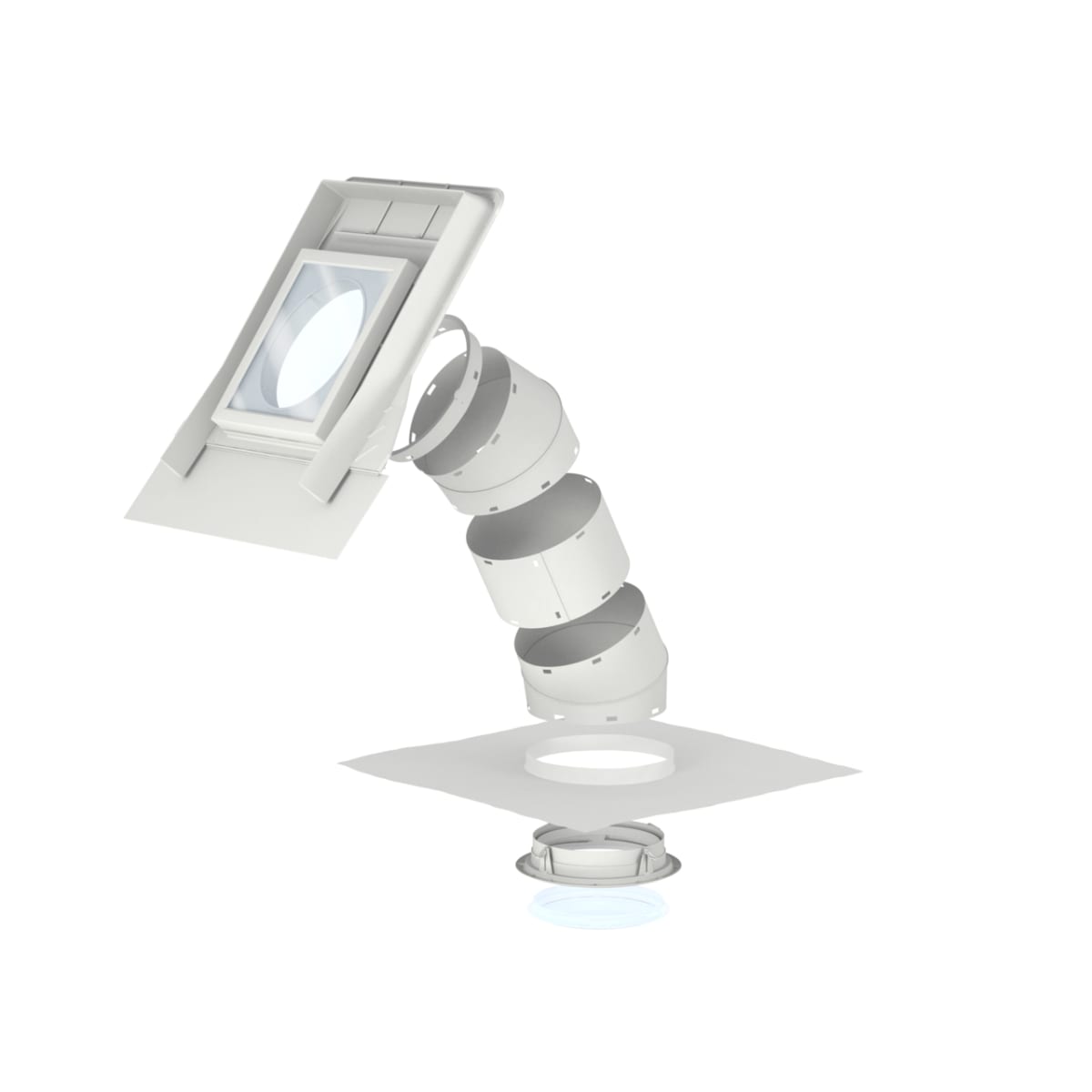 Product image for VELUX Pitched Roof Rigid Sun Tunnel 10 For Tiled Roofs