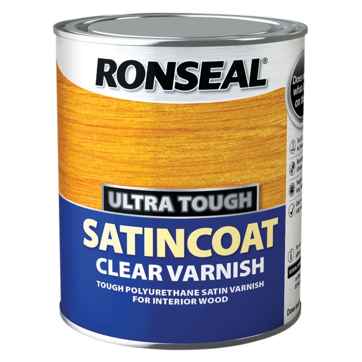 Product image for Ronseal Trade Satincoat Varnish 750ml