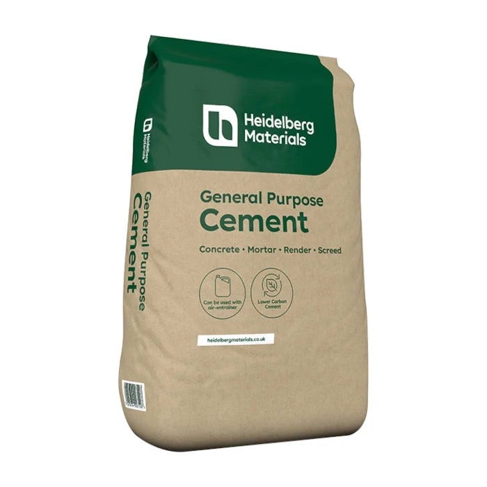 Product image for Heidelberg Materials General Purpose Cement Paper Bag 25kg