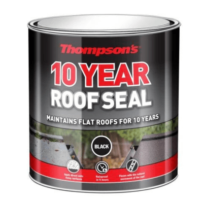Image of Ronseal Thompsons 10 Year Roof Seal Black / 4 Litres