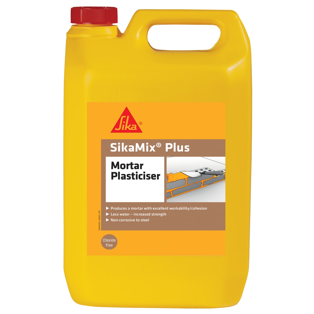 Product image for Sika Sikamix Plus Mortar Plasticiser 25L Brown