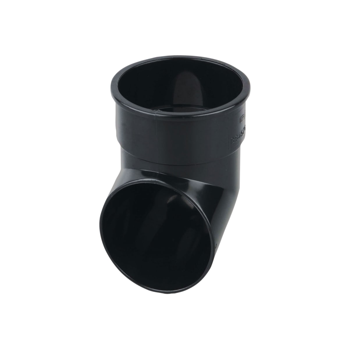 Product image for Osma Roundline Shoe Pipe 68mm Black