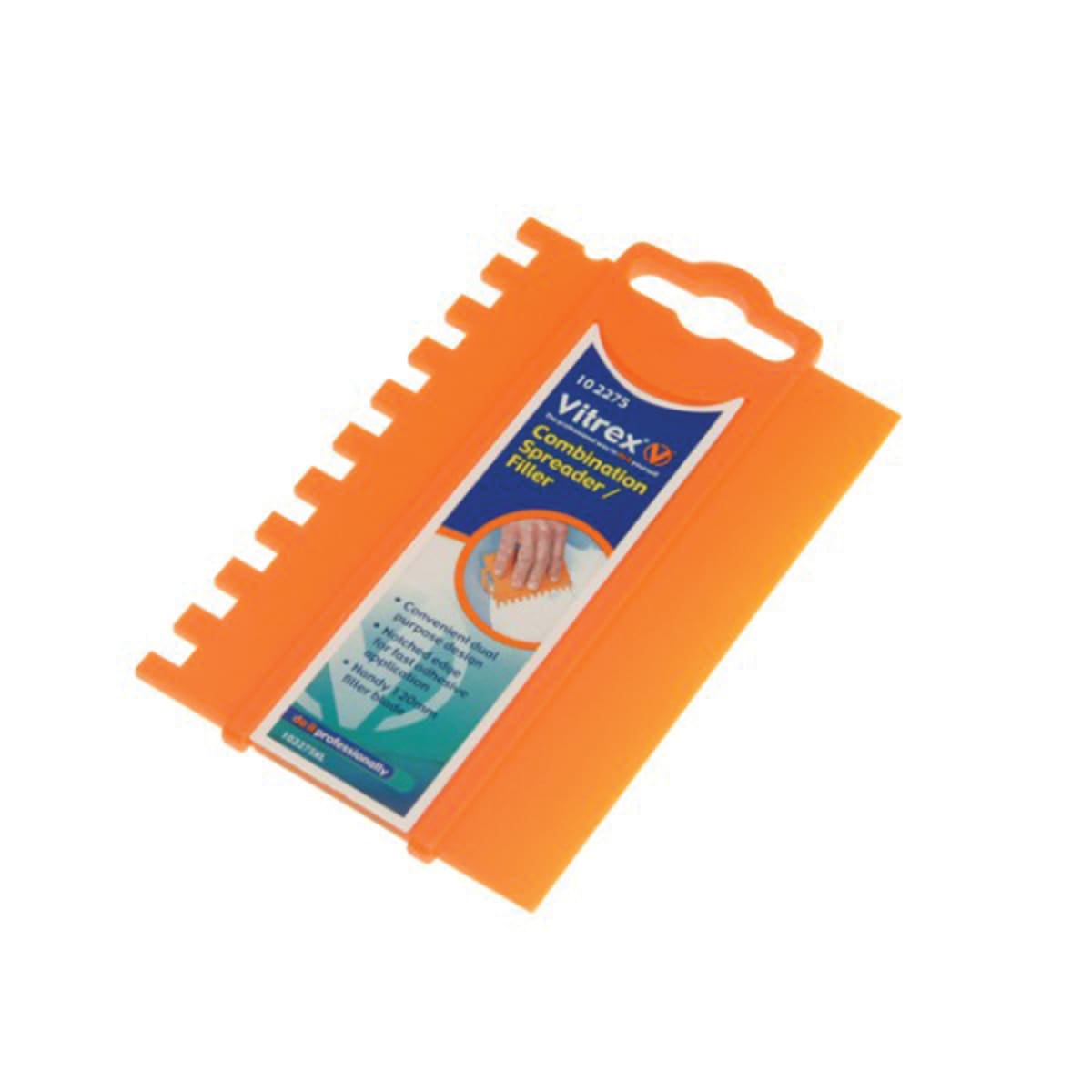 Product image for Vitrex Combination Spreader / Filler Squeegee 120mm