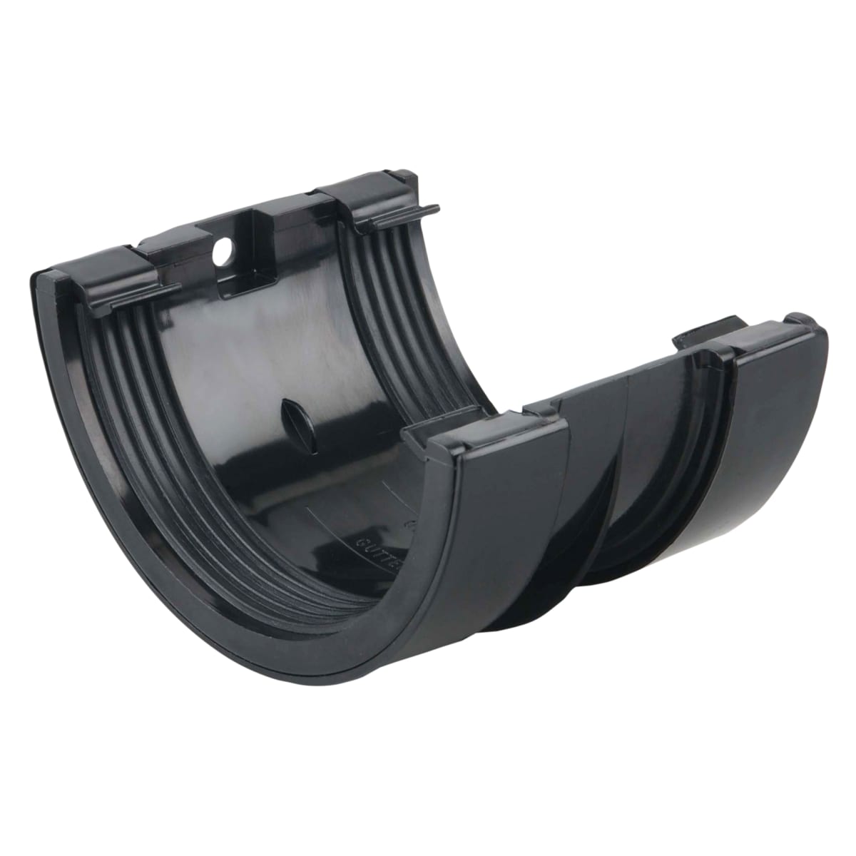 Product image for Osma Roundline Gutter Joint Bracket 112mm Black