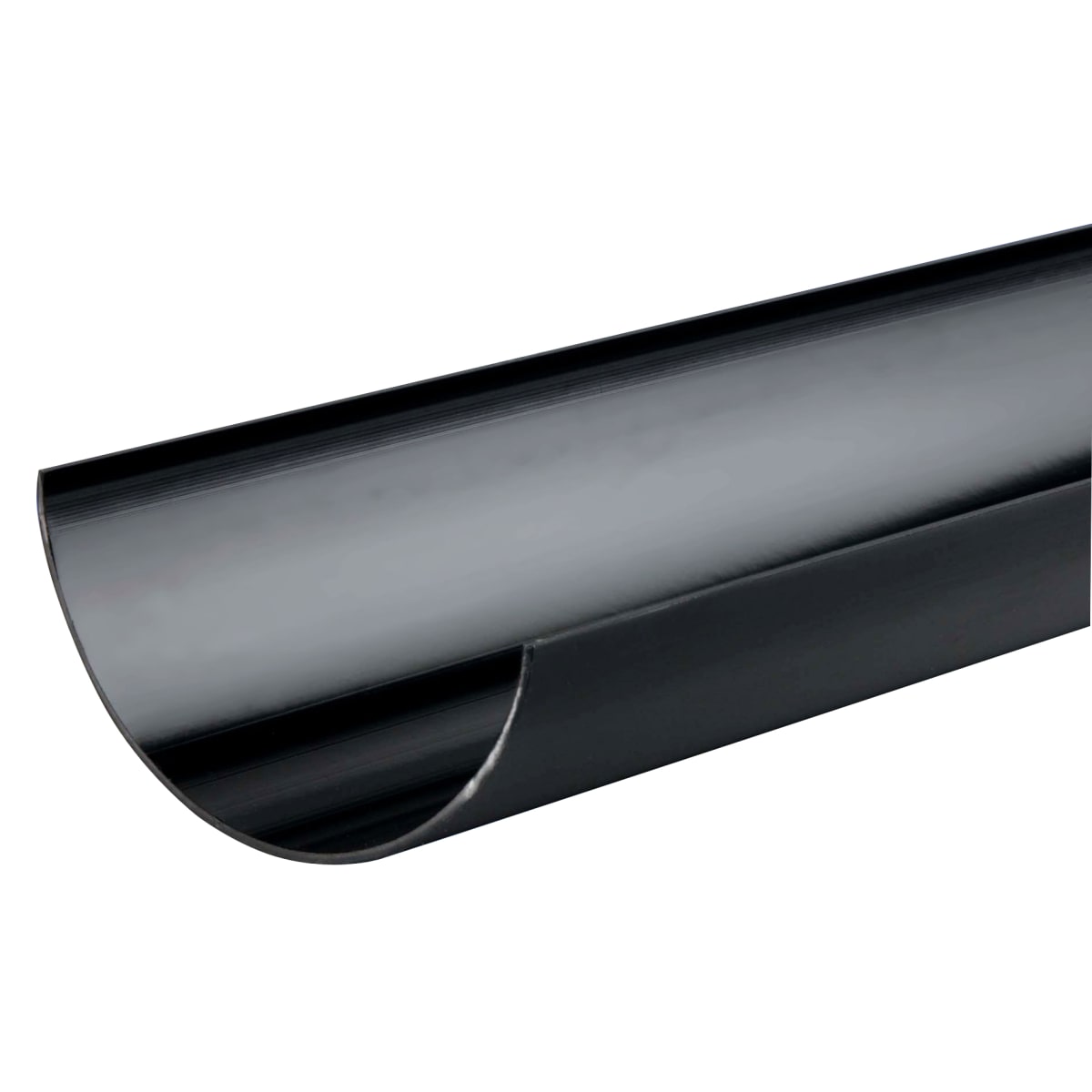 Product image for Osma Roundline 4m Gutter Pipe Black 112mm Black