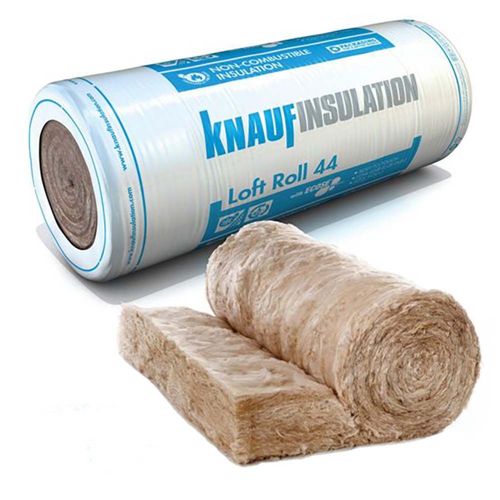 Product image for 200mm Knauf Loft Roll Insulation 44 Combi-Cut (6.84m²)