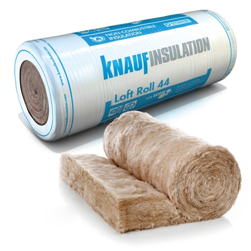 Product image for 100mm Knauf Loft Roll Insulation 44 Combi-Cut (13.89m²)