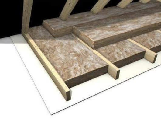 Product image for 100mm Knauf Earthwool Loft Roll 44 Insulation Combi-Cut - Pallet of 24 Rolls (333.24m2/Pallet)