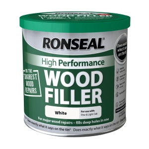 Image of Ronseal High Performance Wood Filler White 550g
