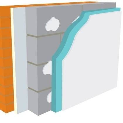 Product image for Warmline XPS Insulated Plasterboard 2400mm x 1200mm x 45mm (8' x 4') SE - Pallet of 22 (63.36m2)