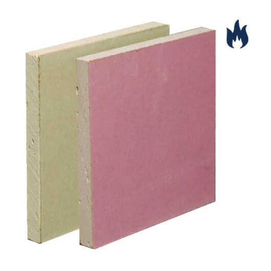 Image of 15mm Gyproc FireLine Board Tapered Edge Plasterboard 2400mm x 1200mm
