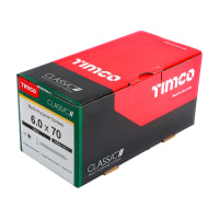 Product image for TIMCO Classic Multi-Purpose Double Countersunk Screws 6 Gauge 70mm L