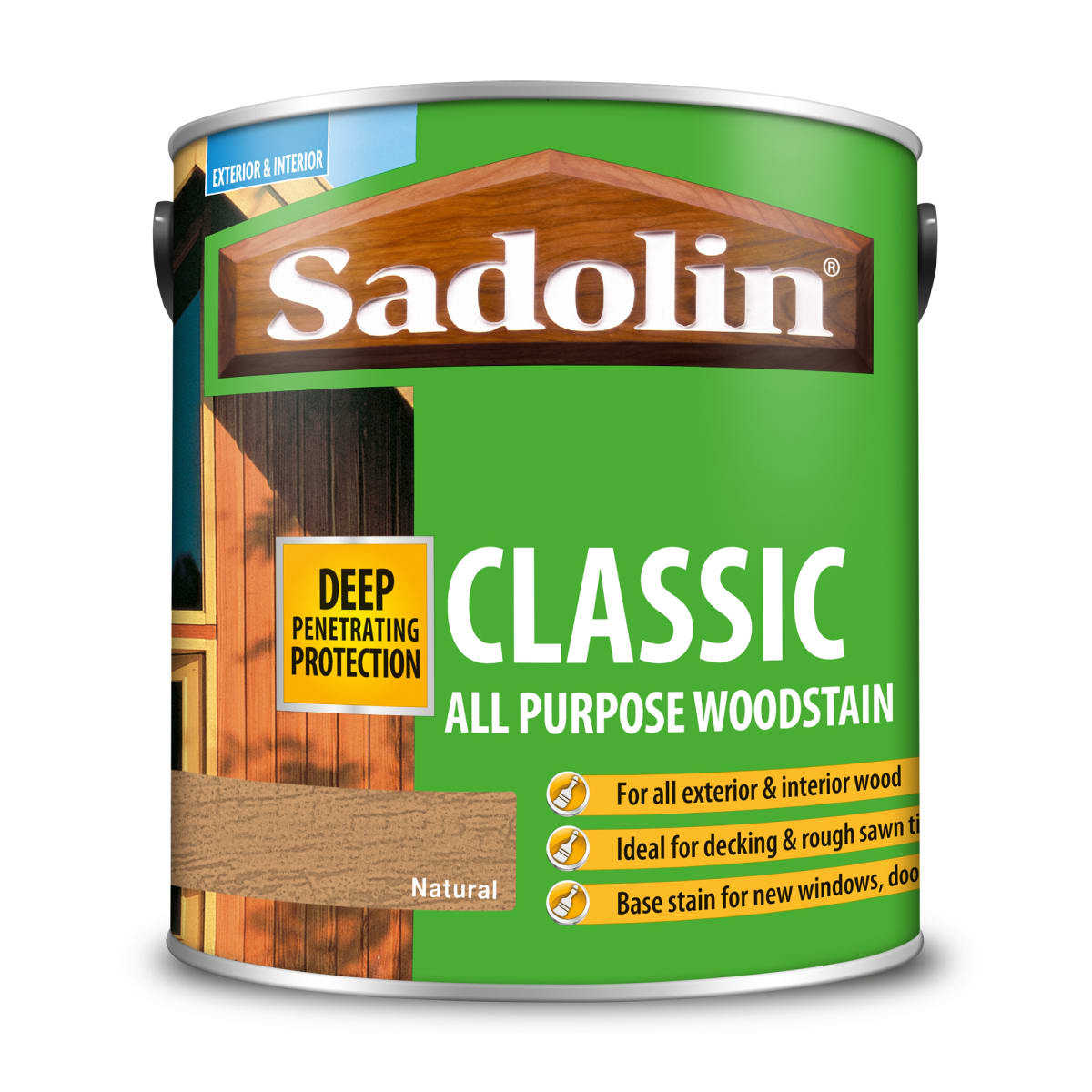Product image for Sadolin Classic Wood Protection 2.50 Litres Natural
