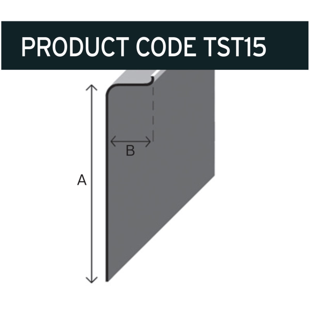 Product image for TuffStuff C150 Simulated Lead Flashing Long Leg Grey