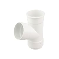 Product image for Osma 0T035W Roundline Branch 67.5 Deg 68mm (Dia) White