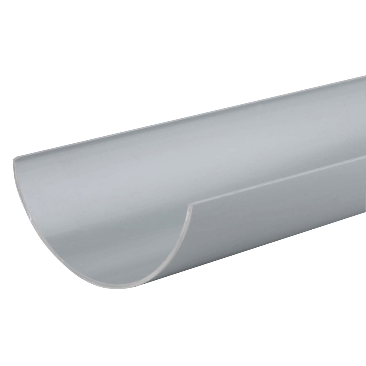 Product image for Osma 0T074G Roundline Gutter 4m x 112mm (L x Dia) Grey