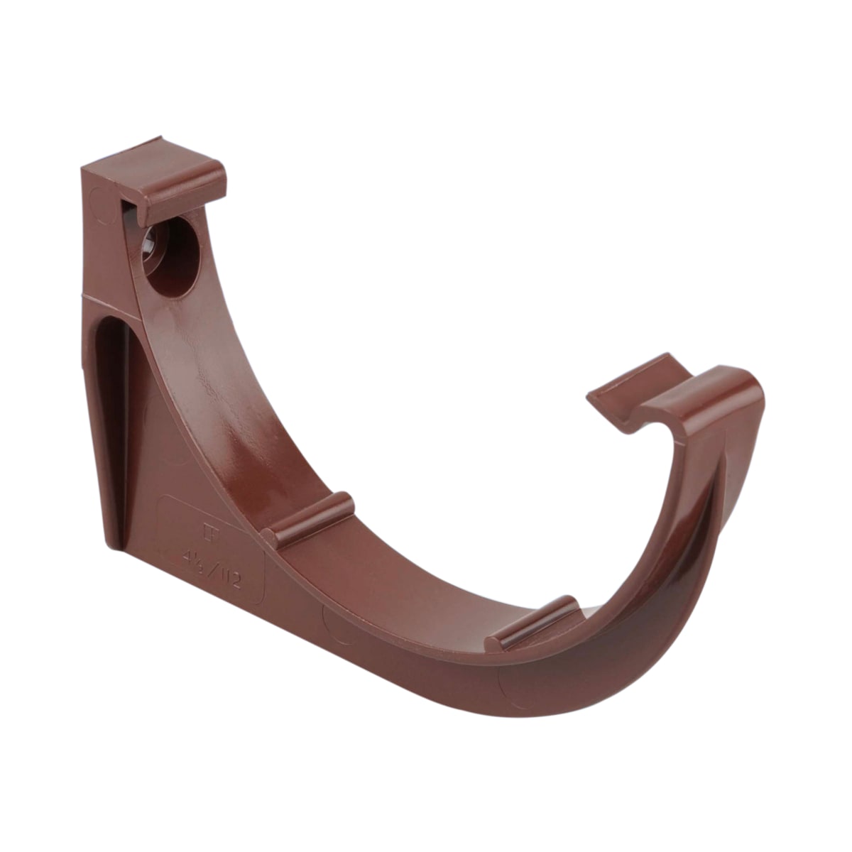 Product image for Osma 0T019N Roundline Gutter Support Bracket 112mm (Dia) Brown