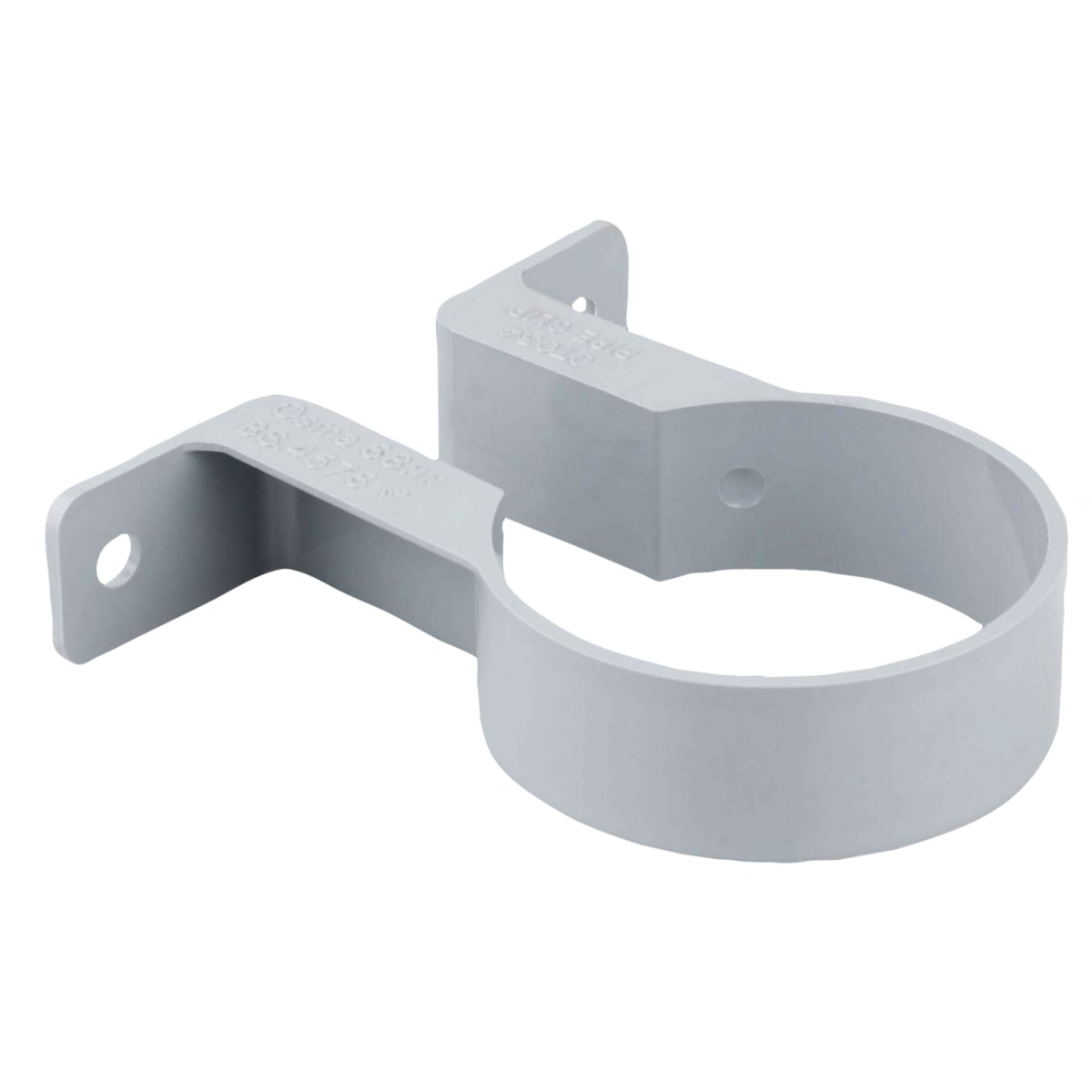 Product image for Osma 0T034G Roundline Pipe Bracket 68mm (Dia) Grey