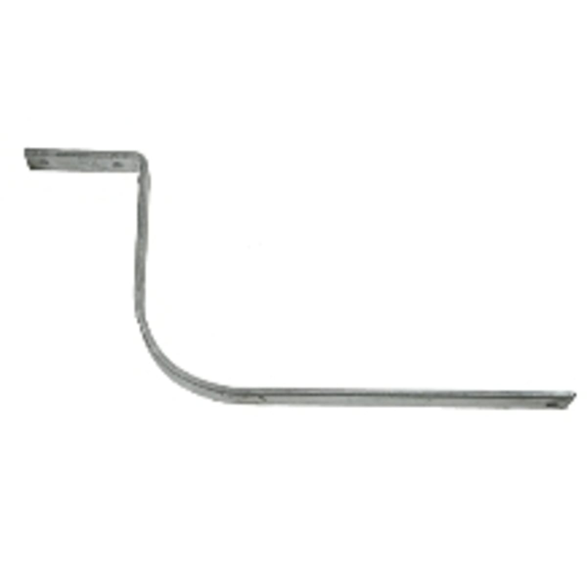 Product image for Galvanised Snow Guard Bracket to fit 152mm Snowguard (Size 406 x 147 x 80mm)