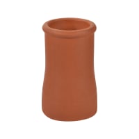 Image of Hepworth Terracotta roll top chimney pot buff height 300mm