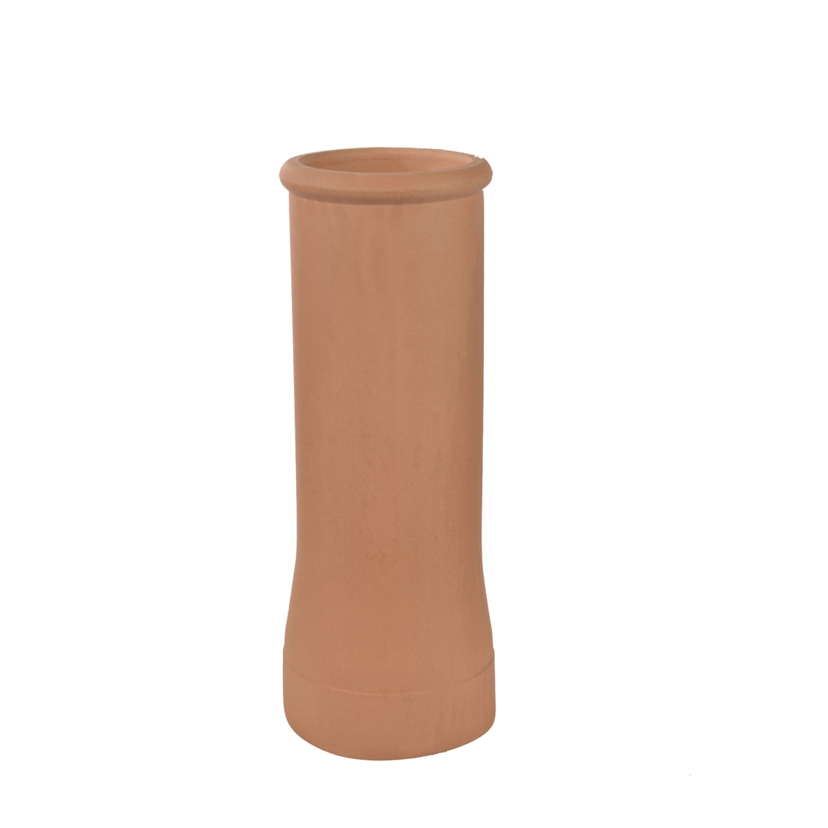 Image of Hepworth Terracotta roll top chimney pot buff height 750mm