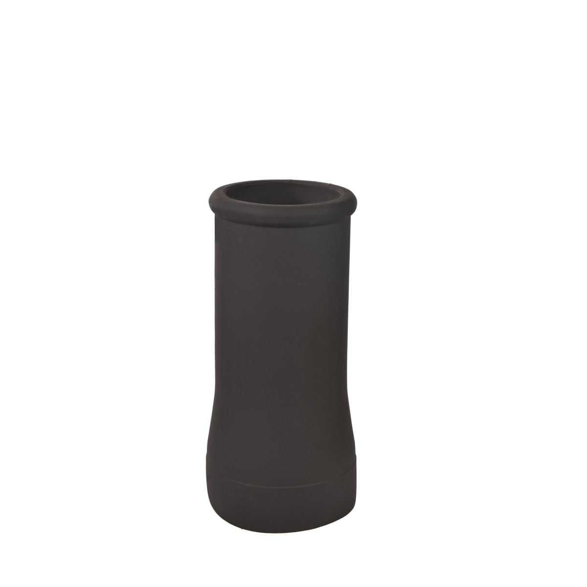 Product image for Hepworth Terracotta roll top chimney pot blue/black height 600mm