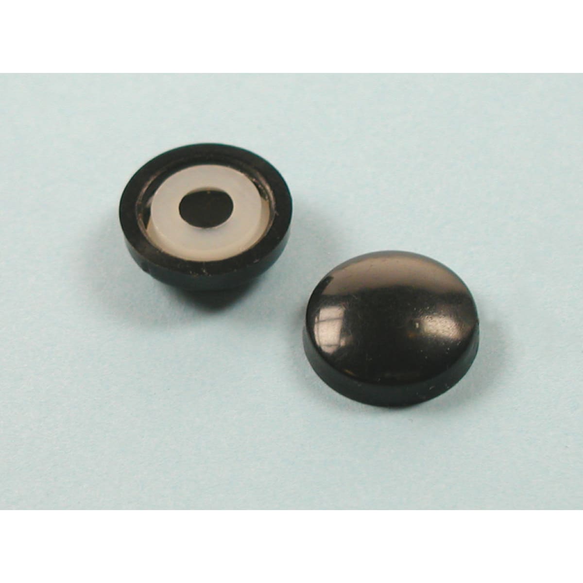 Product image for Unifix Dome Cap Screw Cover Black Bag of 20