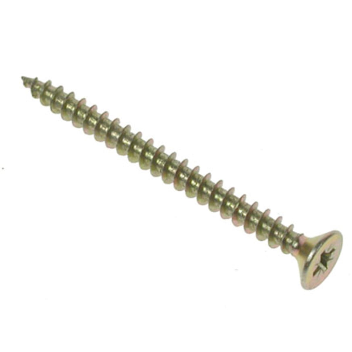 Product image for Unifix Stainless Steel General Purpose Countersunk Chippy Wood Screw Pozi 5 x 100mm Box of 50
