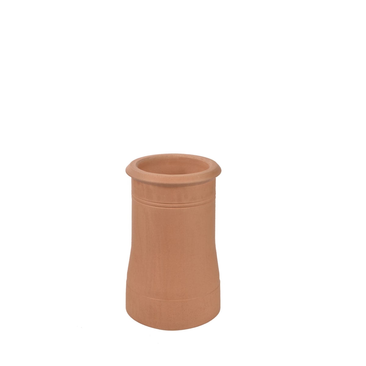 Product image for Hepworth Terracotta cannon head chimney pot buff height 450mm