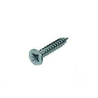 Product image for Unifix Twinqwik Countersunk Wood Screw Pozi 7G 3.5 x 38mm Bright Zinc Plated Box of 200