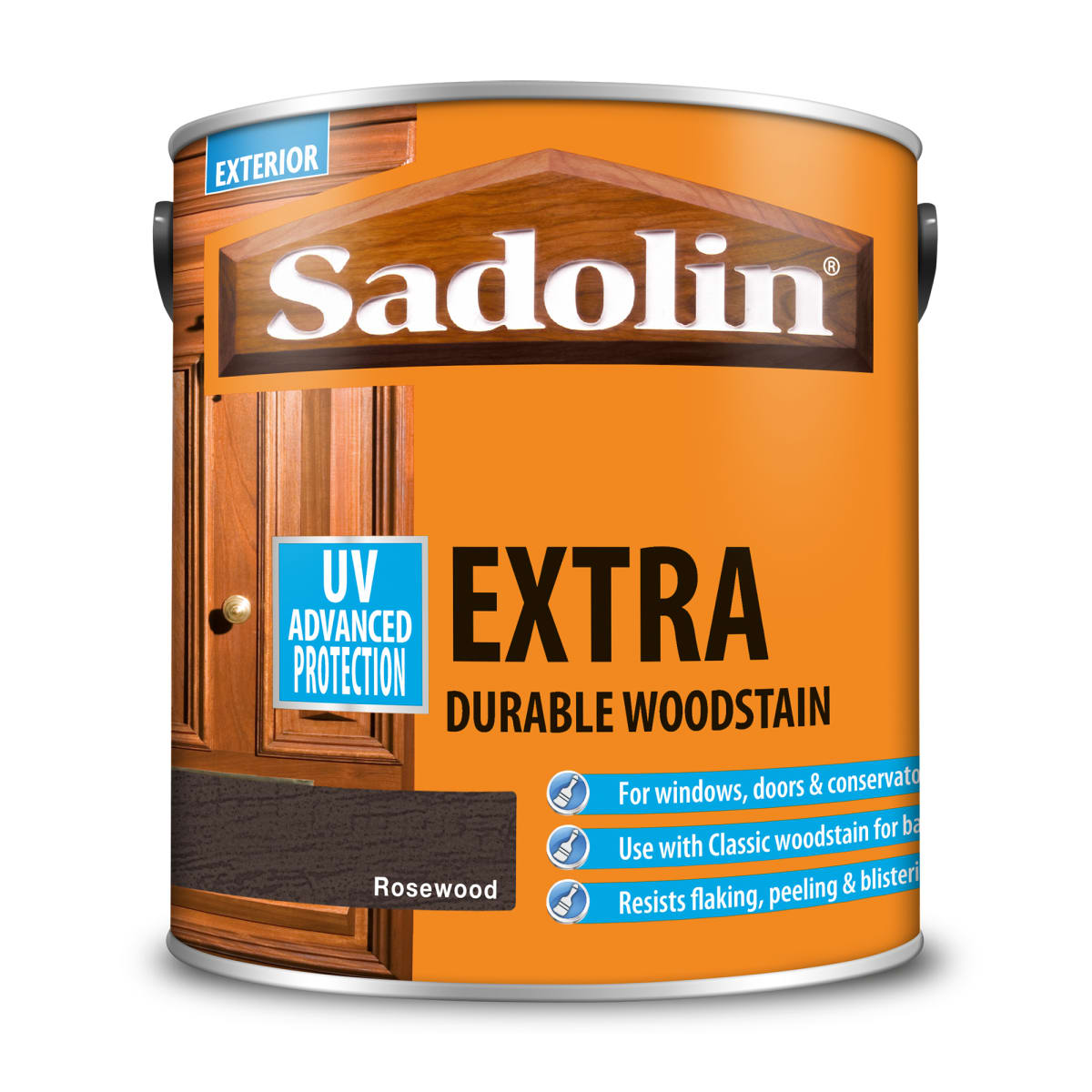 Product image for Sadolin Extra Durable Woodstain Paint 2.5L Rosewood