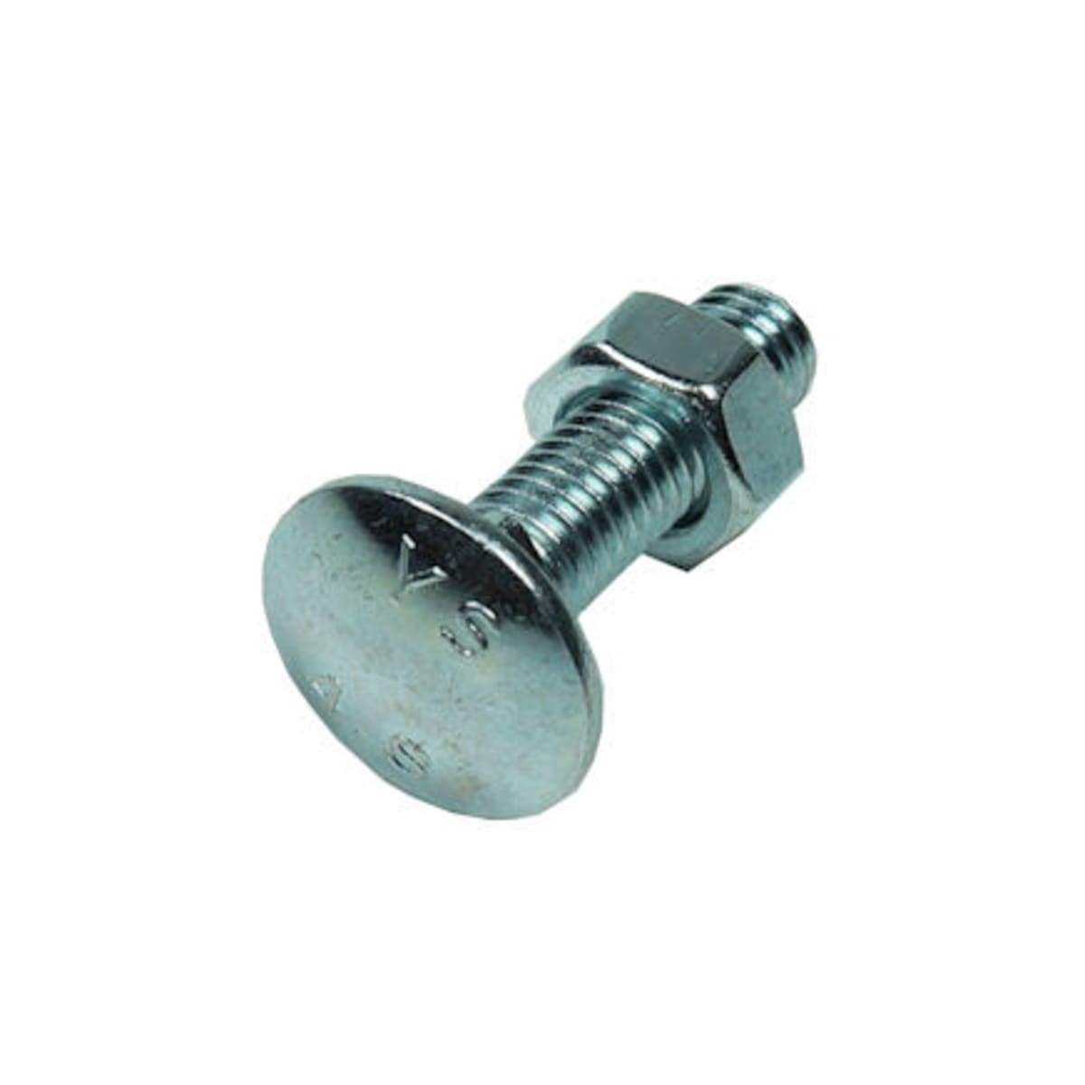 Product image for Unifix Cup Square Hex Bolt & Nut M6 x 50mm Bright Zinc Plated Bag of 10