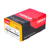 Product image for TIMCO Double Countersunk Solo Woodscrews 100 x 9.74mm 100 Pieces