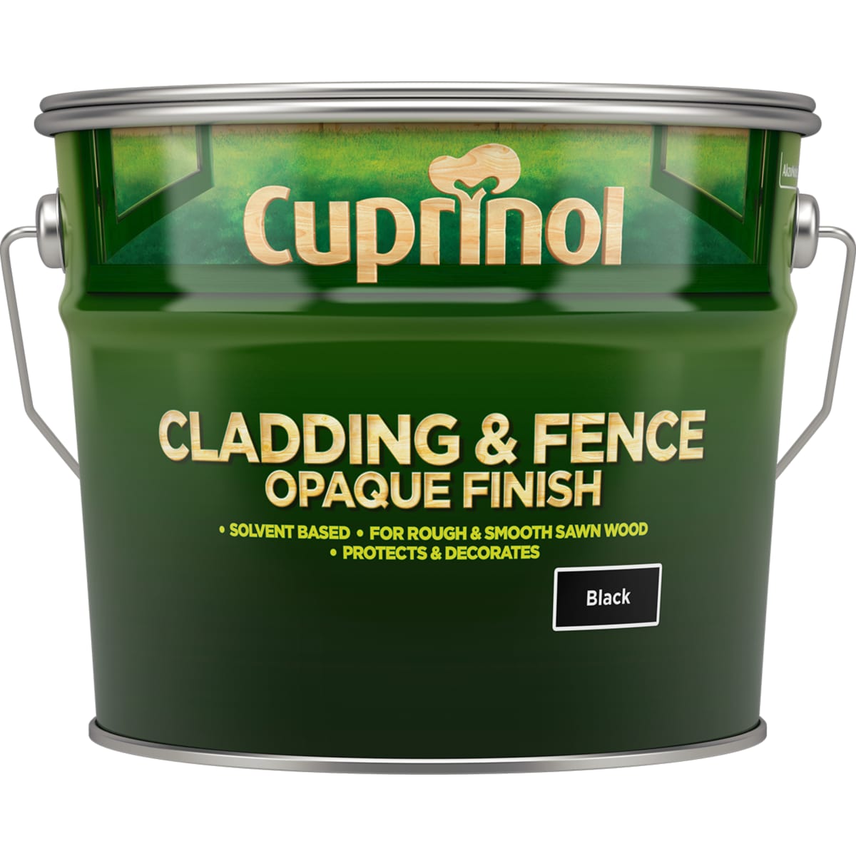 Product image for Cuprinol Cladding & Fence Opaque Black 10L