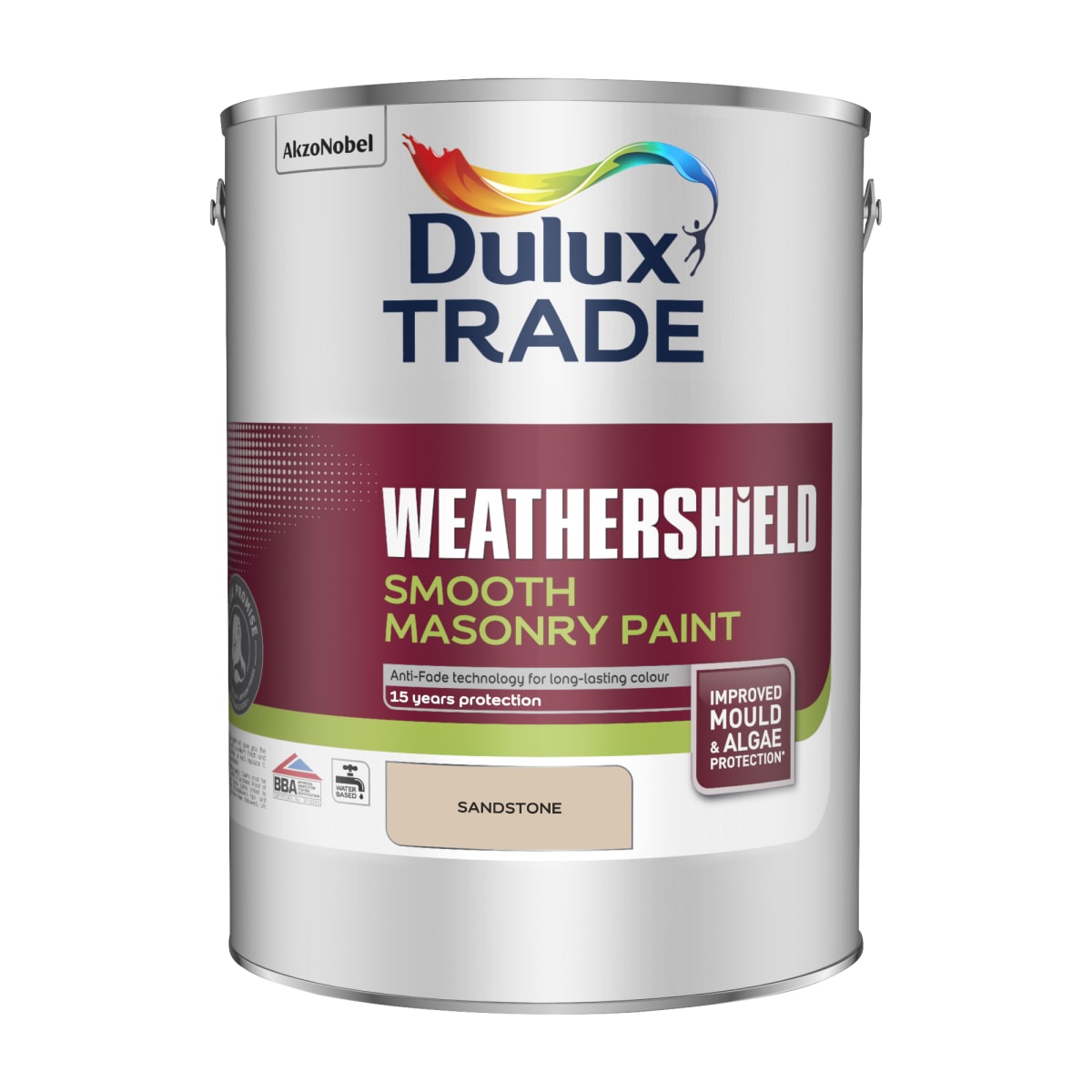 Product image for Dulux Trade Weathershield Smooth Masonry Sandstone 5L