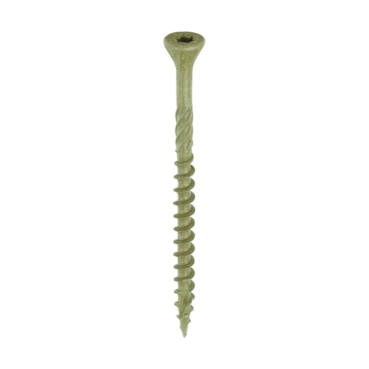 Product image for TIMCO C2 Decking Screw 4.5 Gauge 65mm L Organic Green Passivated